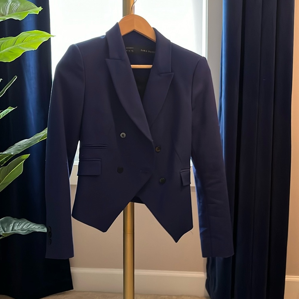 Zara double breasted blazer